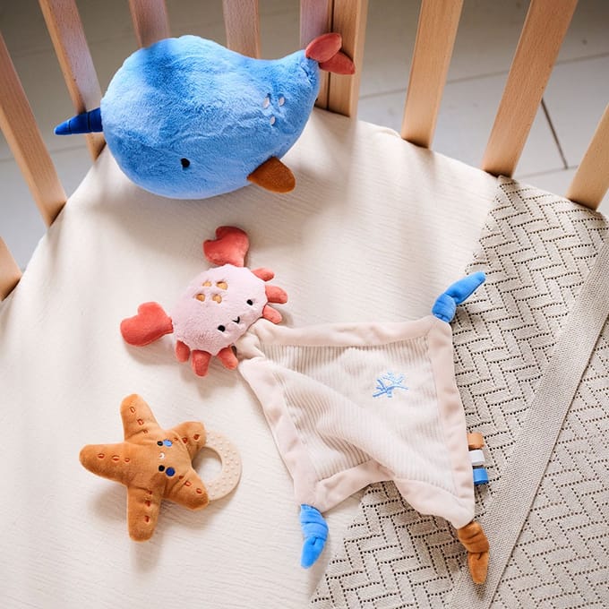 Petite Amélie Kraamcadeau Set Ocean - 3 Delige Set - Beige