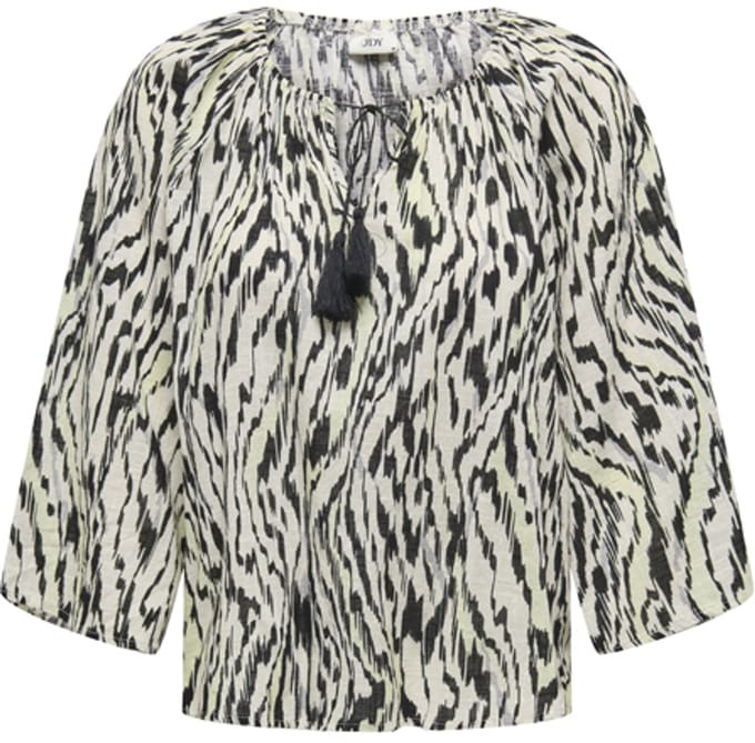 JDY - JDYSAPNA 3/4 TASSEL TOP WVN - Dames - Blouses