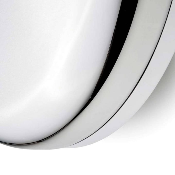 DESIGN BY US wandlamp Endless, chroom, IP54, spiegelglas