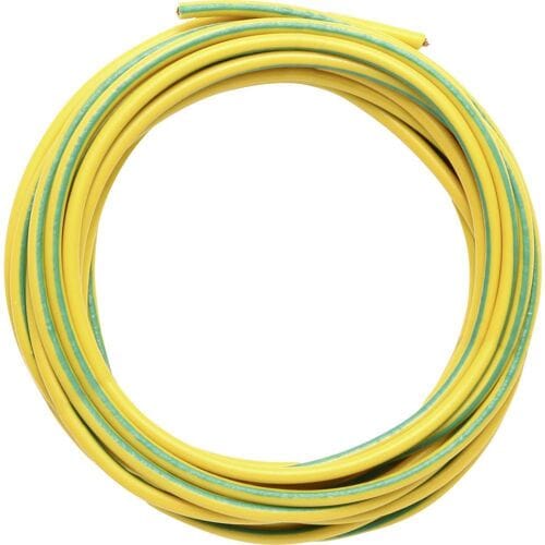 Quadrios 25CW107 Enkele ader LiFY 10 mm² Geel-groen 3 m