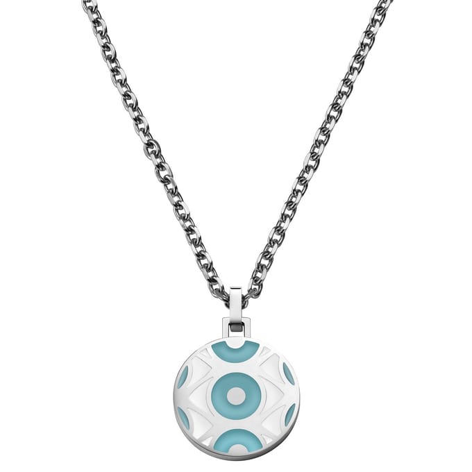 Evil Eye | Zilverkleurige Babyblauwe Ketting