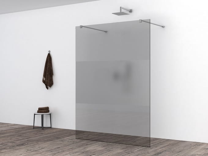 Sanifun douchewand Dedryck met melkglas middenband 2000 x 1400 NANO