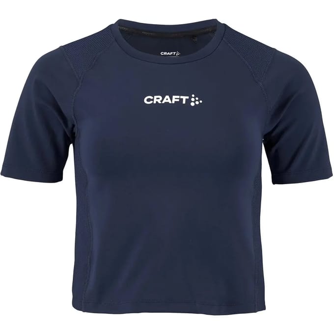 Craft Rush 2.0 Crop Top Dames - Marine | Maat: M