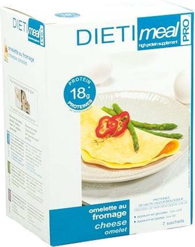 Dieti Omelet Kaas - 7 stuks - Maaltijdvervanger