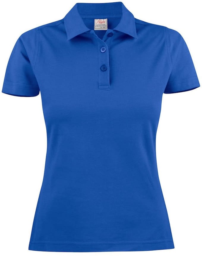 Printer Surf lady polo pique Blue XXL