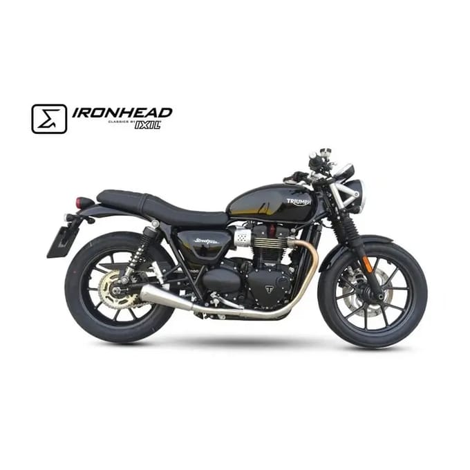 Silencieux motorfiets rechterzijde Ixil Ironhead