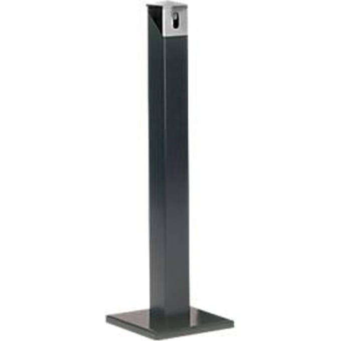 Staande asbakzuil SG 105E, hoekig antraciet