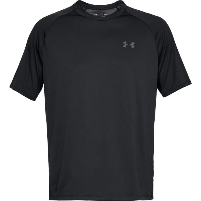 Under Armour UA Tech 2.0 SS Tee-BLK Heren Sportshirt - Zwart - Graphite