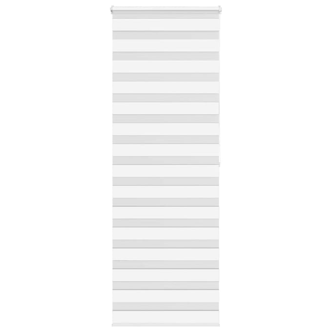 vidaXL - Zebra - rolgordijn - 70x200 - cm - stofbreedte - 65,9 - cm - polyester - wit