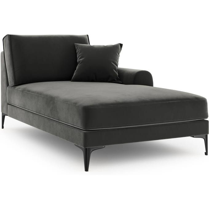 Chaise longue Madara rechts velvet | Mazzini Sofas