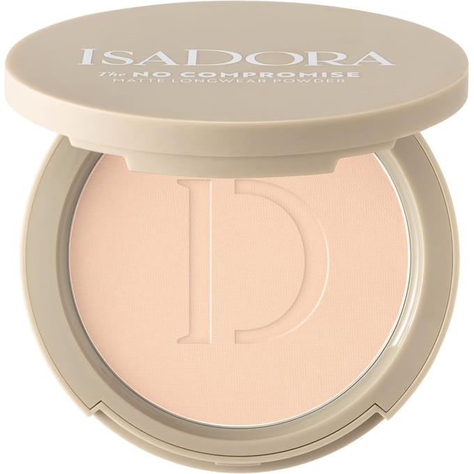 Isadora The No Compromise Matte Longwear Powder 61 Cool Ivory 7 g