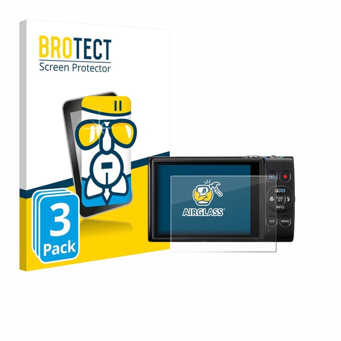 Screenprotector 3 Stuks voor Canon Digital Ixus 285 hs Beschermglas transparant