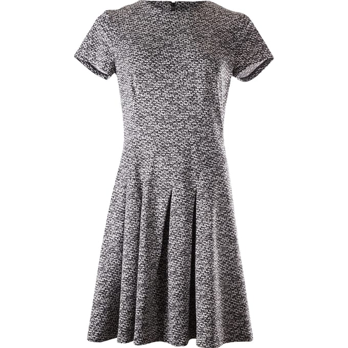 Gebreide jurk van Michael Kors in zwart-wit viscose