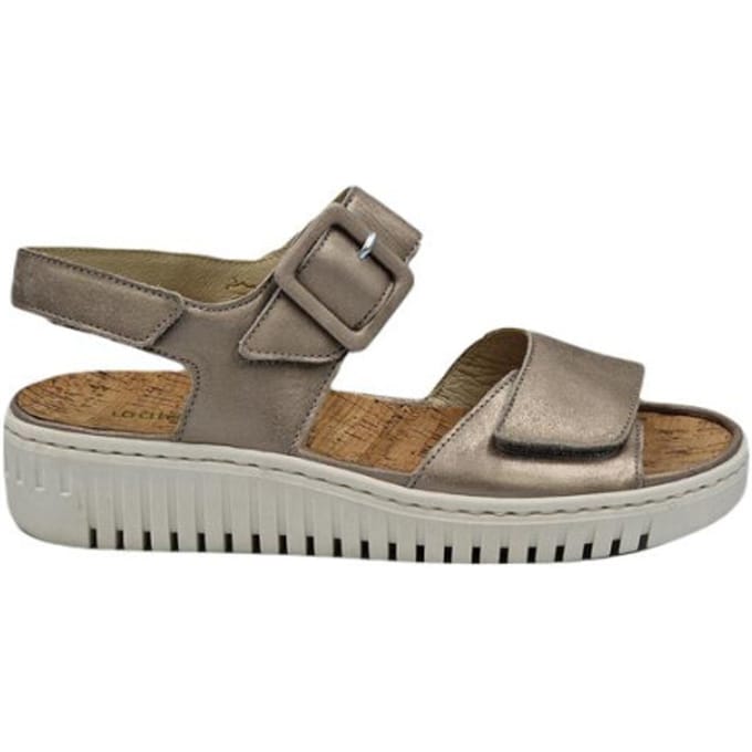 Dames Sandalen Waldlaufer H-willow Eclis Stein Platina - Maat 41