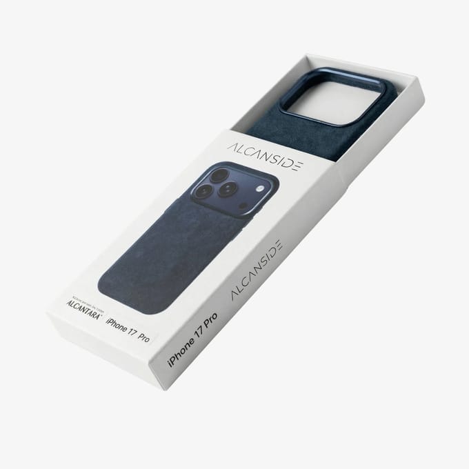 iPhone 16 Pro - Alcantara Case - Navy Blue