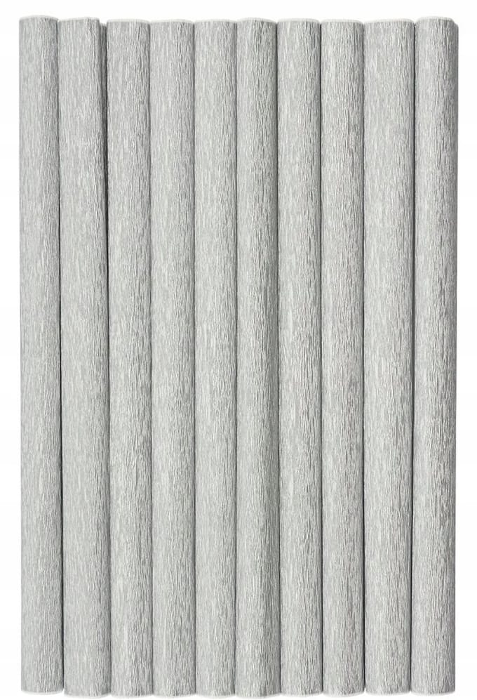 Gekreukeld Creppier Zilver 50x200cm - 10 Vellen