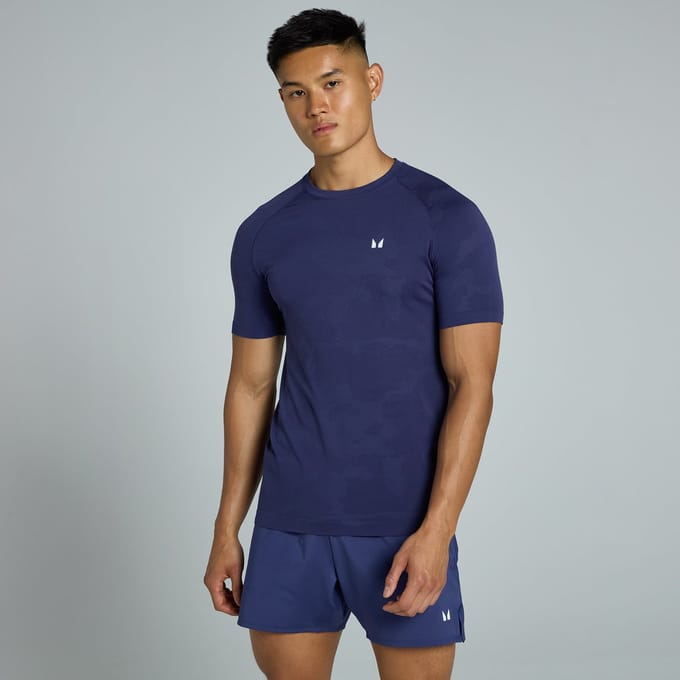 MP Tempo naadloos T-shirt voor heren - Schemerzwart - M