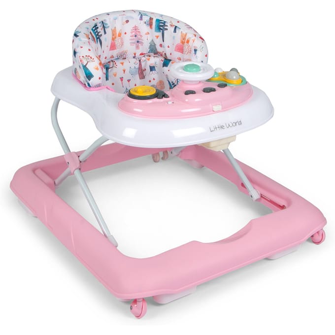 Little World Loopstoel Pluto Roze