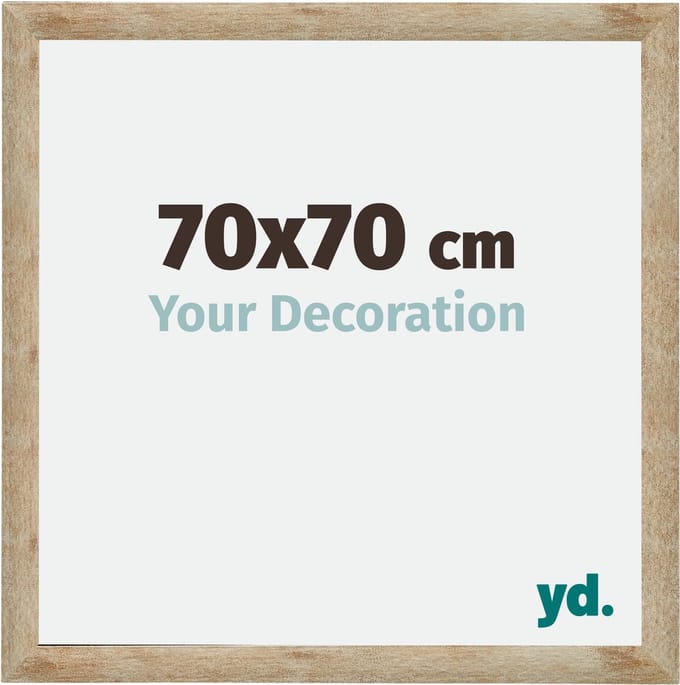Your Decoration - Fotolijst 70x70 cm - MDF - Goud - Catania