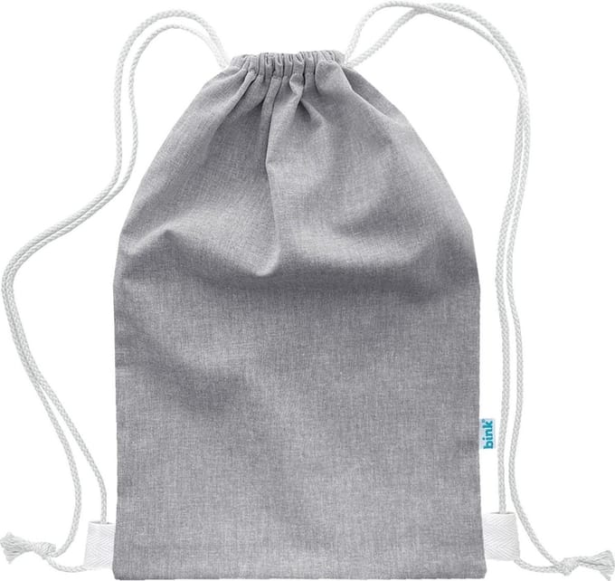 BINK Bedding Gymtas / Zwemtas Bo Grijs 40 x 28 cm - kleuter - peuter
