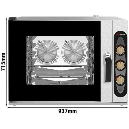 GGM Gastro Elektrisch-Combisteamer - Handmatig - 5x GN 1/1 zilver
