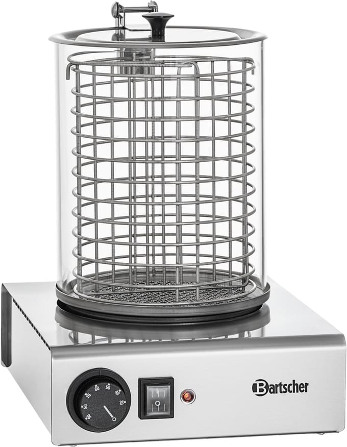 Elektrische Hotdog Koker - 260x295x(H)360mm