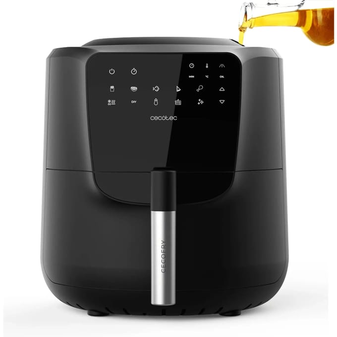 Cecotec Cecofry Rain M Enkel 5,5 l Vrijstaand 1550 W Heteluchtfriteuse Zwart