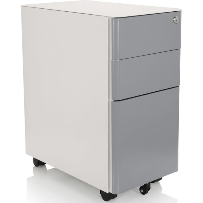 Ladeblok COLOR I Staal wit / grijs hjh OFFICE