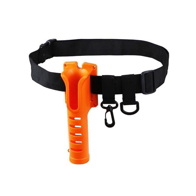 Support de dispositif d'insertion de poteau Portable, matériel de pêche, taille réglable, support de canne à pêche, insertion de poteau orange