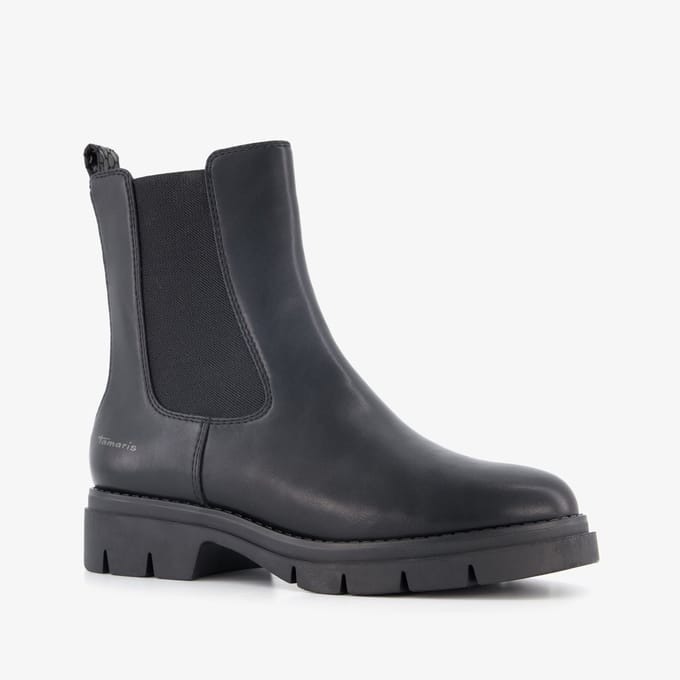 Tamaris dames Chelsea boots zwart - Maat 37
