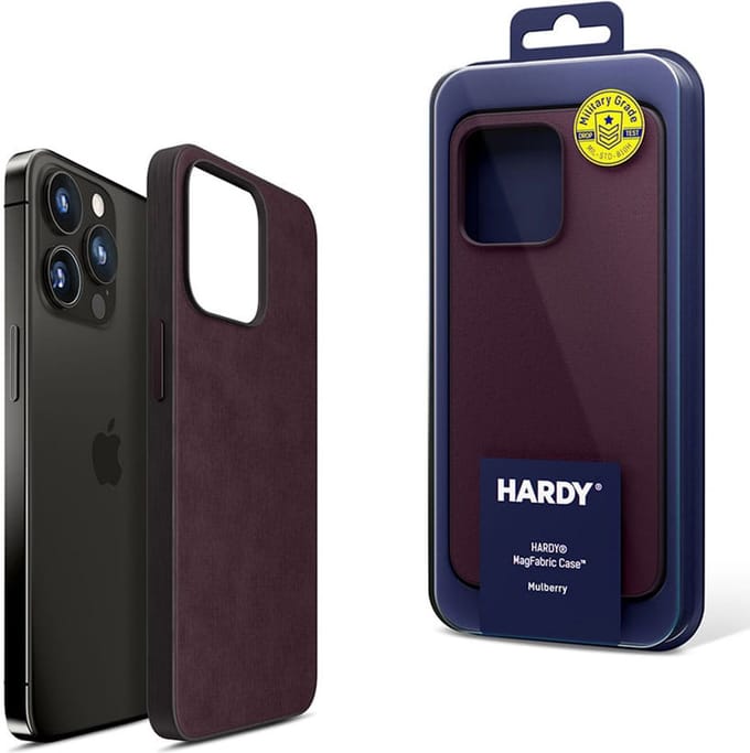 3mk HARDY MagFabric Bessen Telefoonhoesje voor Apple iPhone 15 Pro Max