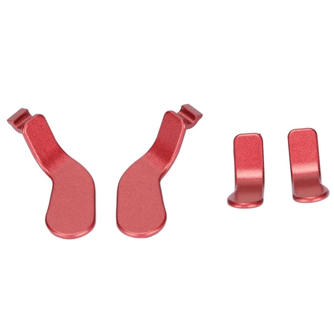 4 stuks Controller Paddles Roestvrij Staal Vervangende Controlleronderdelen voor Xbox One Elite Series 2 pink
