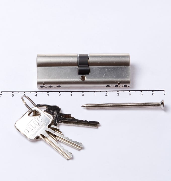 Oxloc Profielcilinder dubbel met gevarenfunctie 40/40 SKG**
