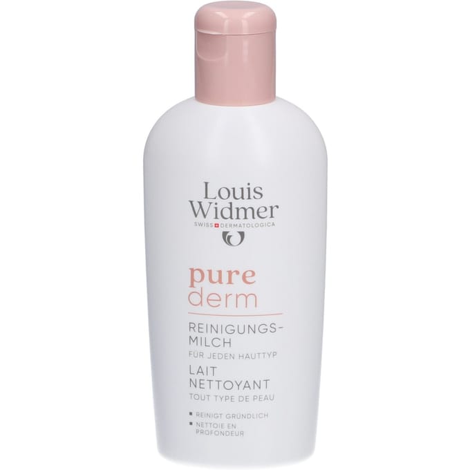Louis Widmer Purederm Reinigingsmelk Zonder Parfum 200 Melk