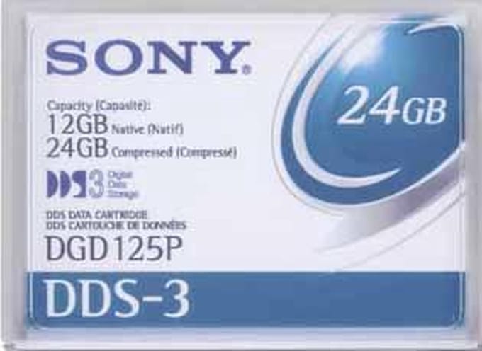 Sony DGD125P DDS-3 12-24GB DAT-tape