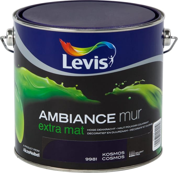 Levis Ambiance Muurverf - Extra Mat - Kosmos - 2,5L