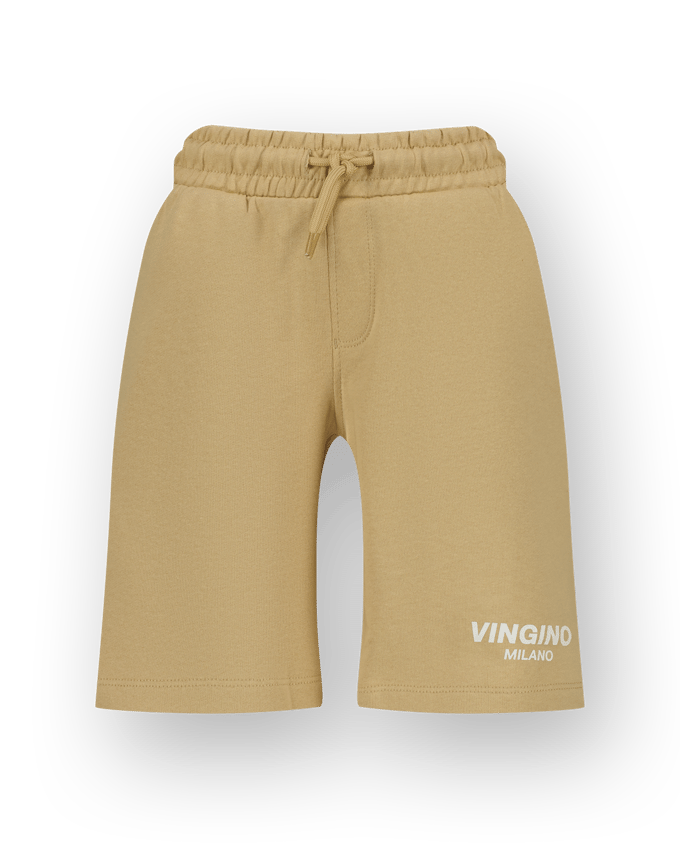 Vingino Boys Basic-short Short Dune Sand Taglia: 2 | Pantaloni Outlet | kids | Marrone