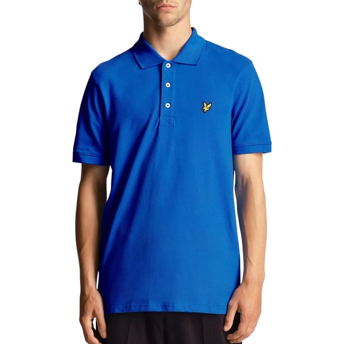 Lyle & Scott Plain Polo Heren - Maat M