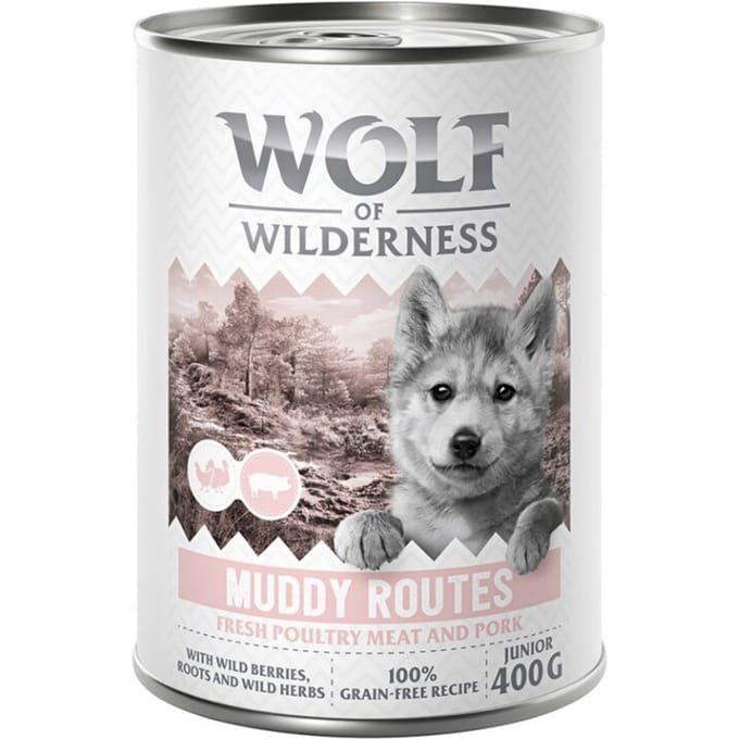 Wolf of Wilderness Junior 'Expedition' 6 x 400 g