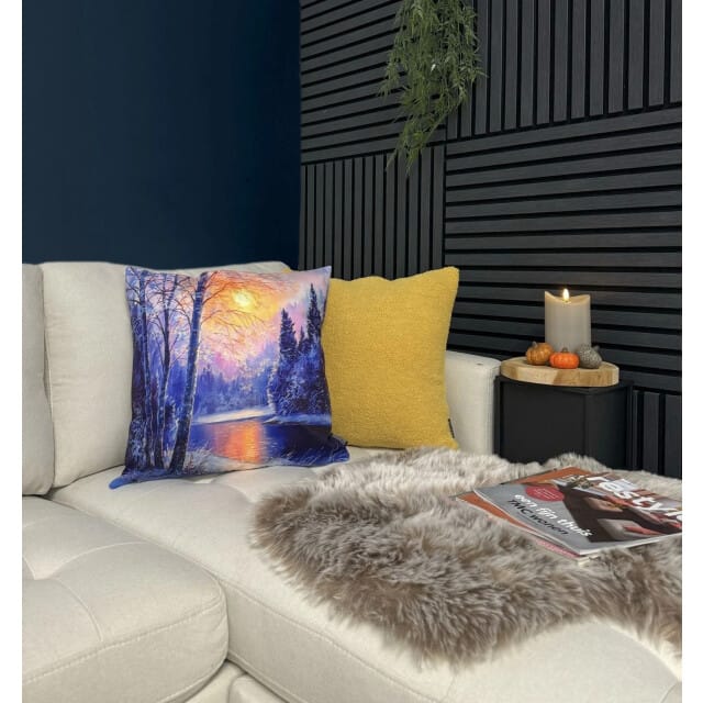 Gek op kussens! Sierkussen winter wonderland | 45 x 45 cm | katoen/polyester