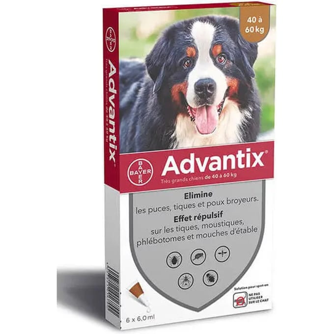 Ongediertebestrijding voor honden Elanco Advantix 6 ml