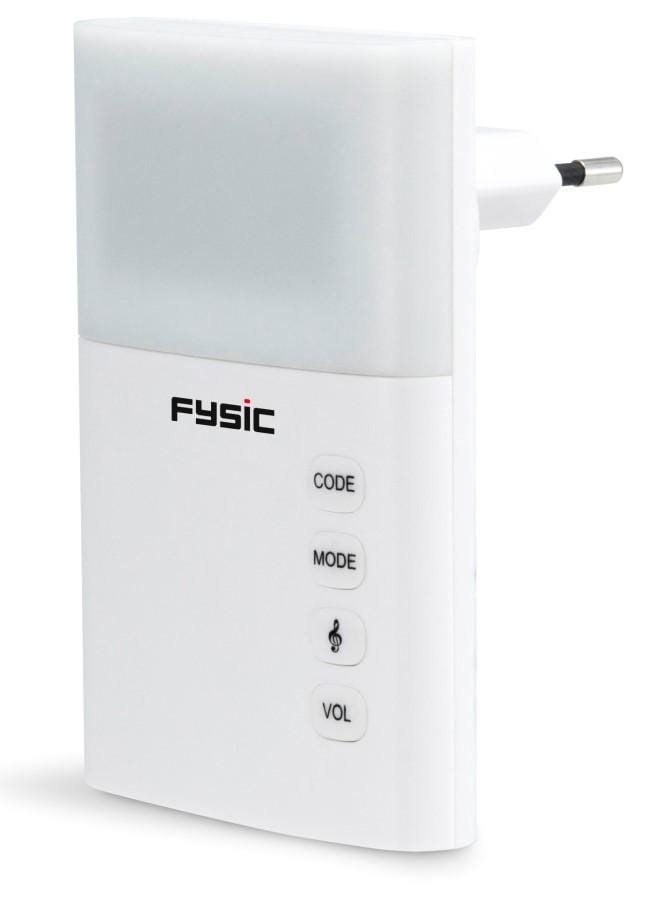 Fysic FD-110 Draadloze deurbel met flits - Naast horen, ook zien dat er gebeld wordt - Wit