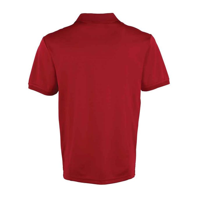 Premier Heren Coolchecker Pique Poloshirt (Bourgondië)