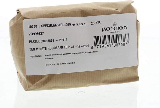 Jacob Hooy Speculaaskruiden 250 Gram