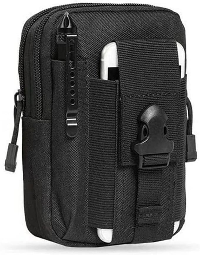 Multifunctionele EDC Heuptas voor Mobiele Telefoon, Ideaal voor Training, Hiking en Kamperen