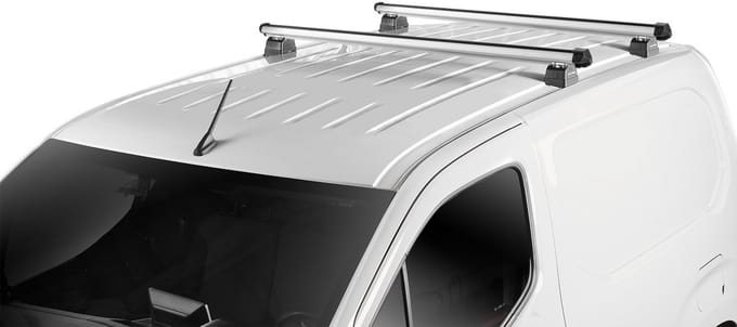 Dakdragers geschikt voor Citroën Jumpy III 2016-heden Green Valley Pro-Plus aluminium - 2 dragers