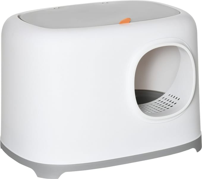 PawHut Katzentoilette mit kompaktem Design D31-047