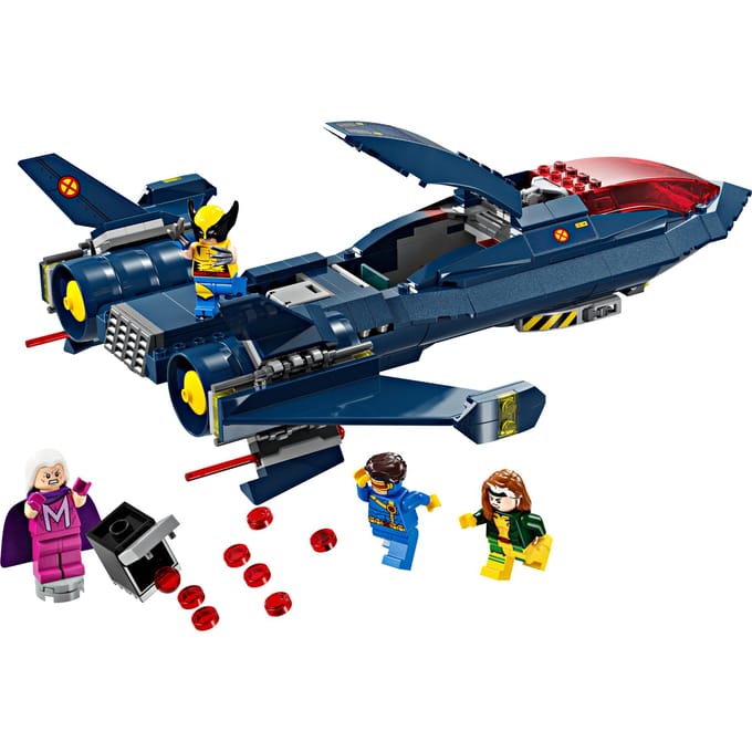 LEGO Marvel X-Men X-Jet Bouwbaar Speelgoed Vliegtuig Model 76281