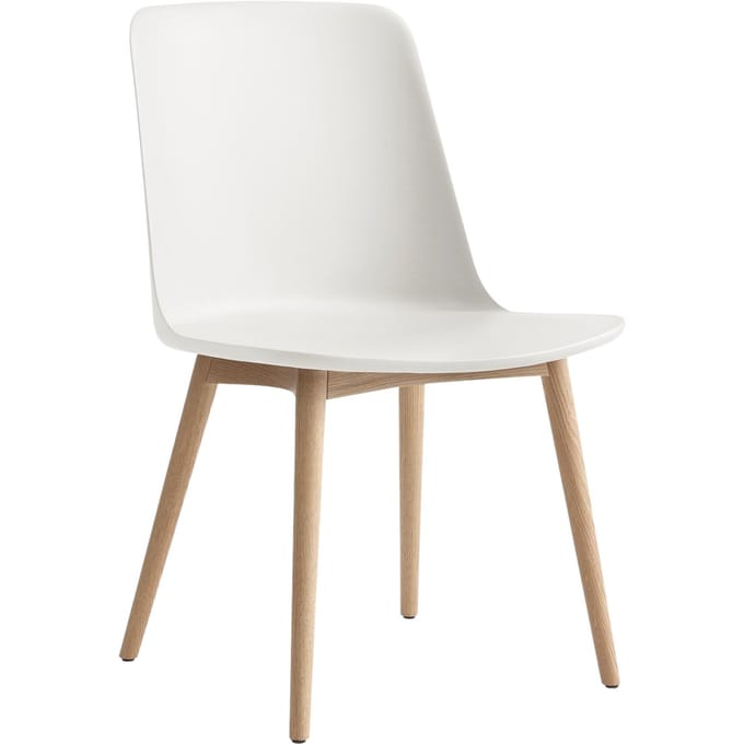 &Tradition Rely HW71 Stoel - wit - oak
