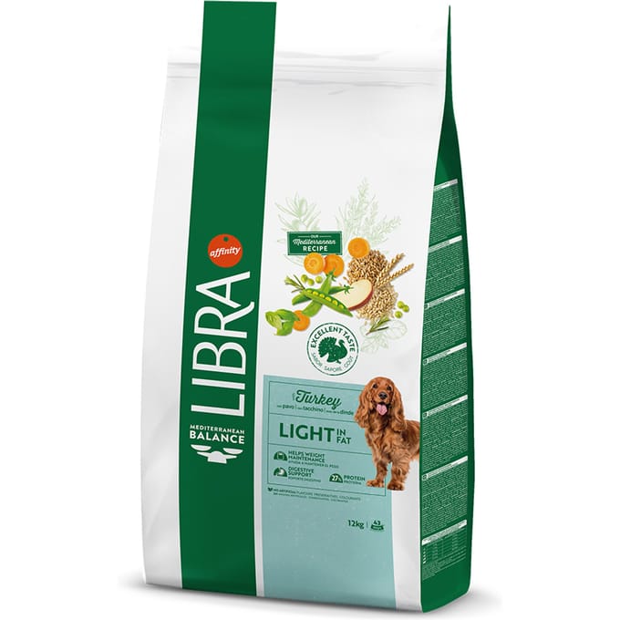 Libra Light Kalkoen voor Honden - 2 x 12 kg